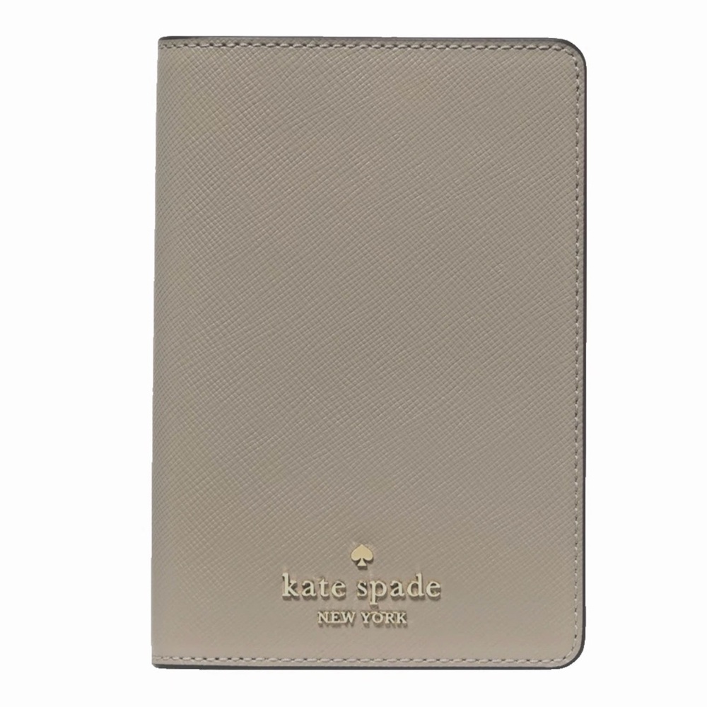 Kate Spade Saffiano Leather Passport Holder, NWT! Color: Oyster Shell